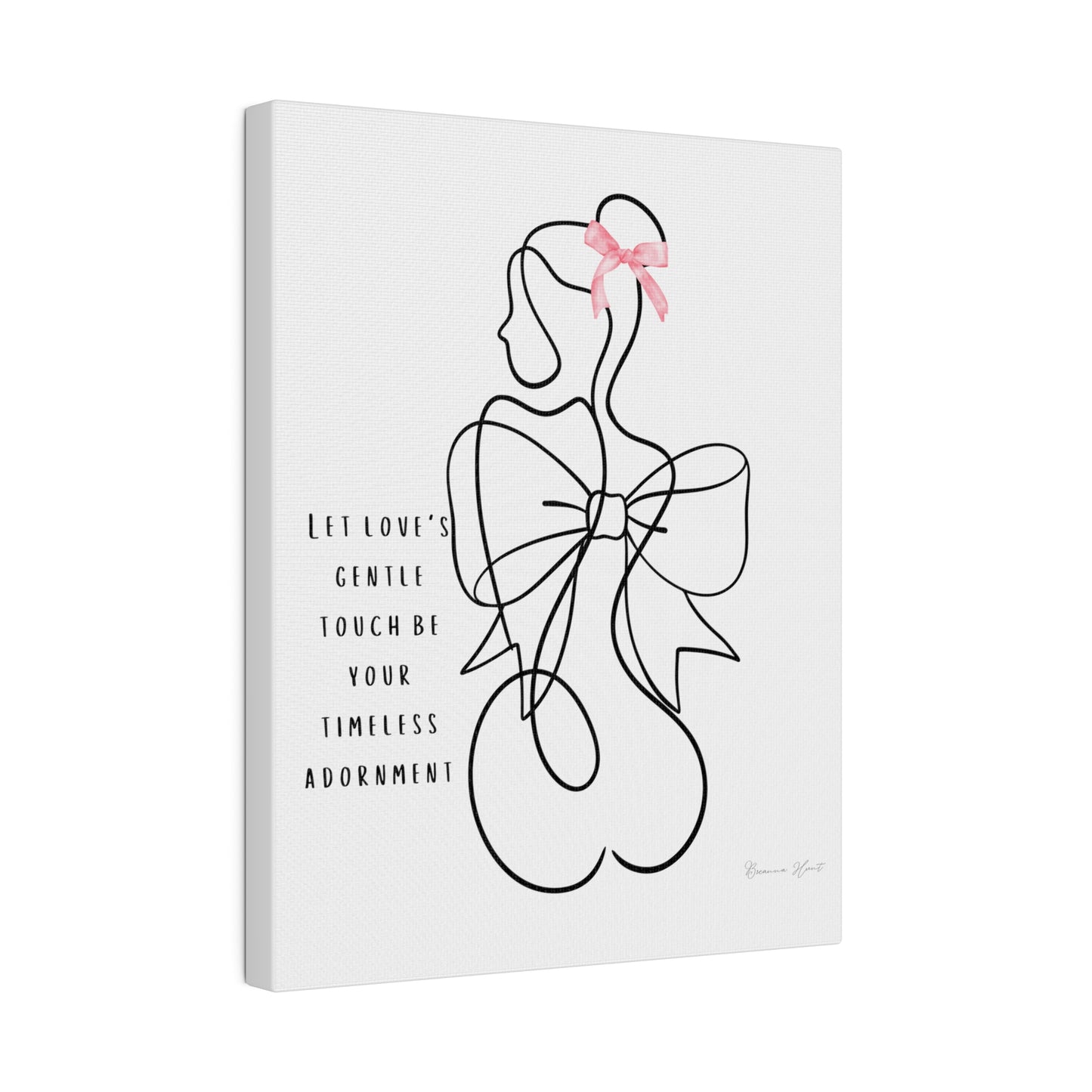 "Timeless Love Adornment" Gorgeous Coquette Canvas