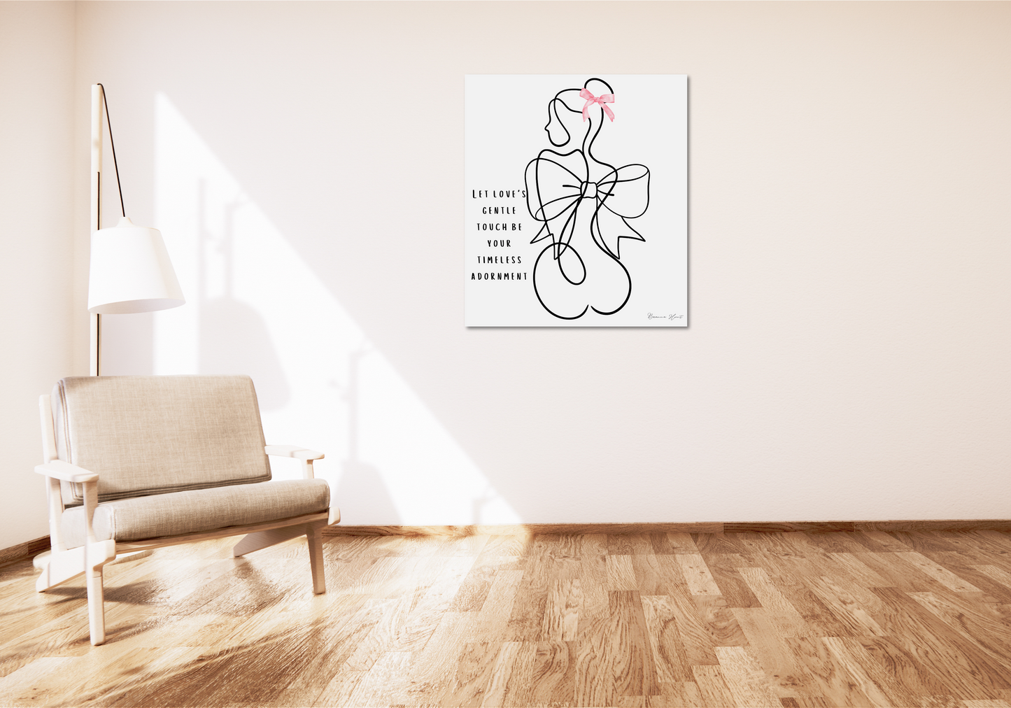 "Timeless Love Adornment" Gorgeous Coquette Canvas