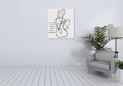 "Timeless Love Adornment" Gorgeous Coquette Canvas
