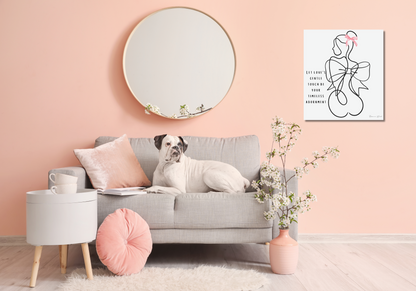 "Timeless Love Adornment" Gorgeous Coquette Canvas